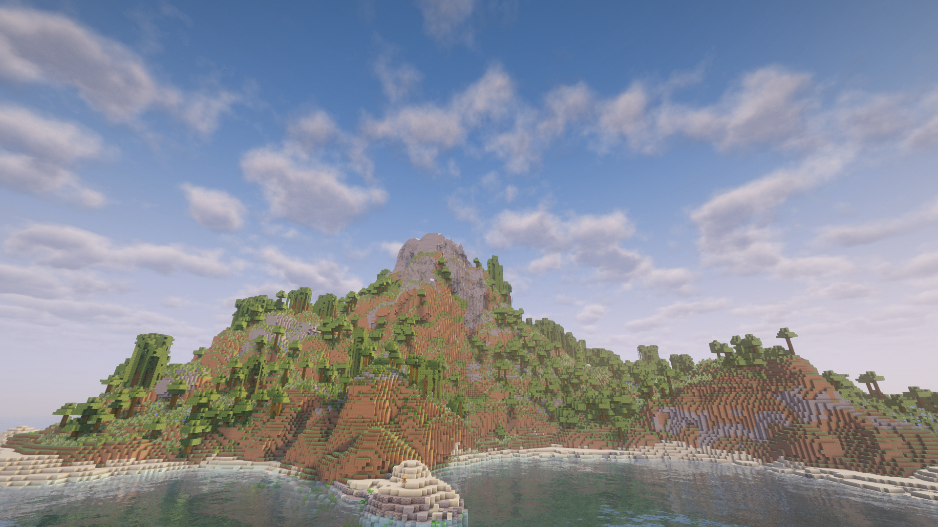 Front View of Mako Island