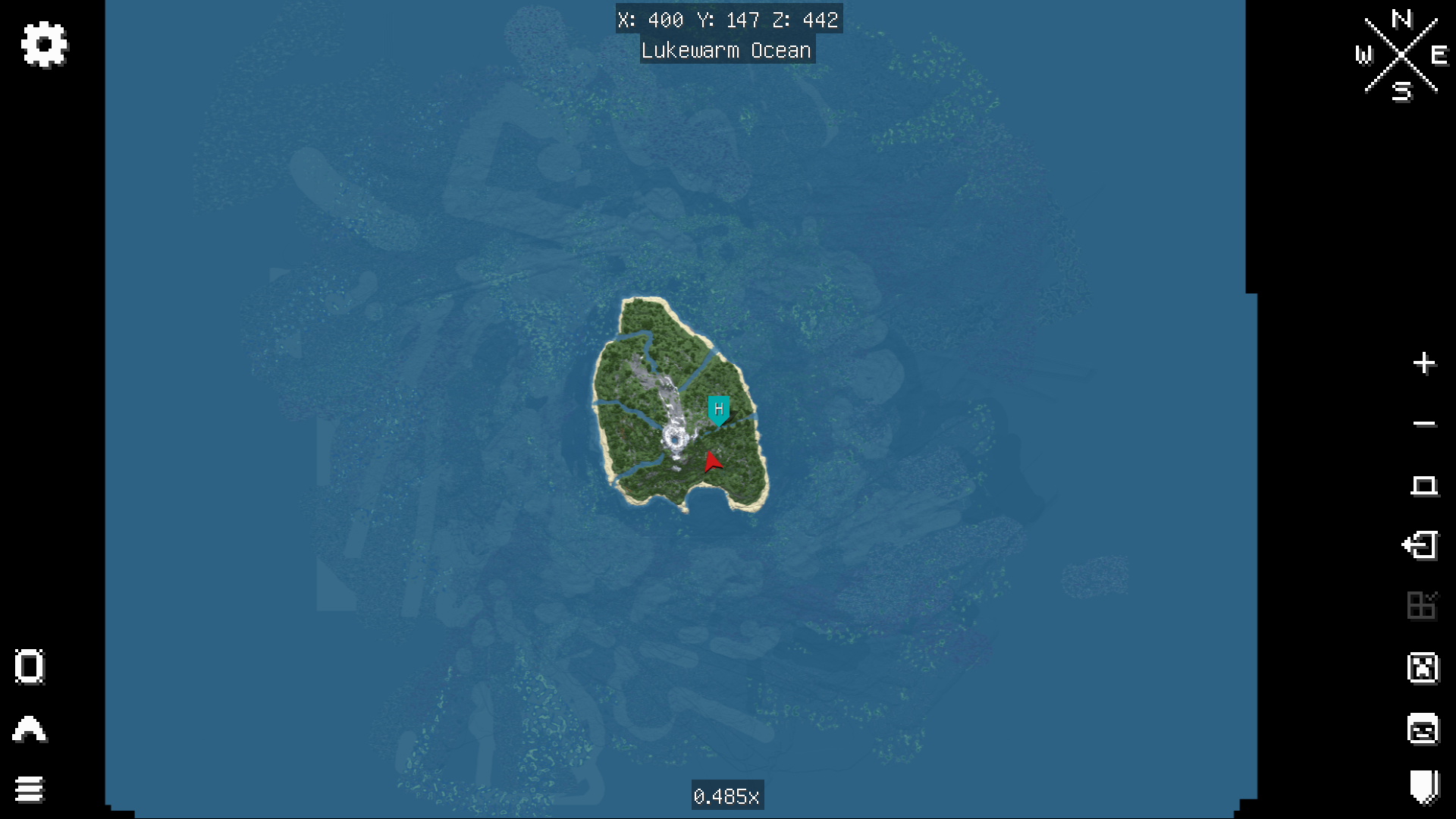 Mako Island Map Overview